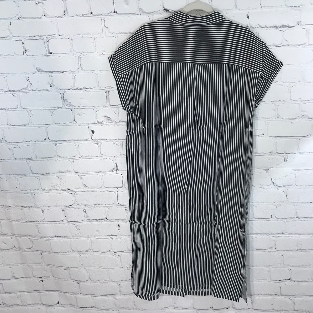 Woman Within Pin Stripe Dress - Picture 5 of 5